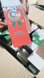 สินค้าพร้อมส่งจากไทย.คริส์มาสอีฟ Marry christmas  กล่องของขวัญ บรรจุภัณฑ์คริสต์มาส พร้อมจัดส่ง.