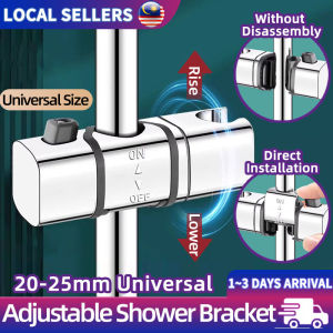 Shower Rail Slide Bathroom Shower Room Showerhead ABS Plastic Holder Bracket 360 Degree Rotation Adjustable Shower Head Holder 淋浴支架