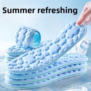 LINGMIAO | Cool & Breathable Ice Silk Sponge Insoles for Women Summer
