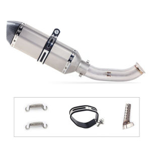 Slip On For DUKE 200 250 RC 390 RC390 Motorcycle Full Exhaust Escape Muffler System Middle Link Pipe