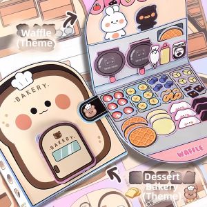 No-cutting Quiet Book DIY Handcraft 3D Paper Toys