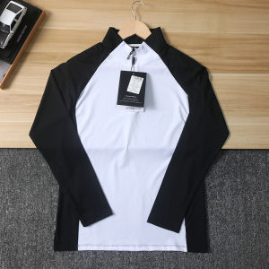 Áo Thun Tay Dài Thể Thao LULU Thoáng Khí Nhanh Khô Co Giãn Mùa Xuân Hè Cho Nam Nửa Khóa Kéo Áo Tập Luyện