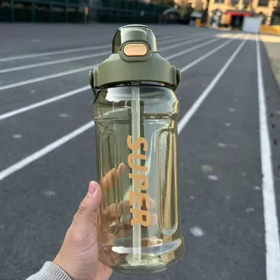 High Capacity Heat-Resistant Durable Sport Water Bottle 2L