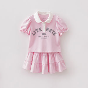 Marc&Janie | Coolness New Girls Polo Neck Short Sleeve Set