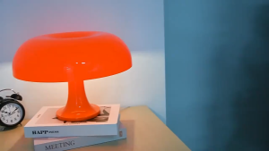 Mushroom Lamp Minimalist Modern Lamp Portable Dimmable Bedside Lamp with USB Charging Home Decor