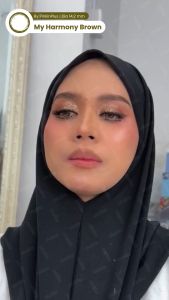 COD Softlens OLALILA  My Harmony Brown Natural Lens by Pinkinsoftlens