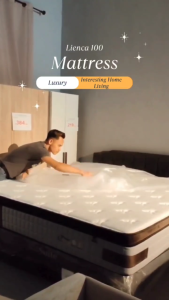 SMASIS LIENCA 100 Pocket Spring Mattress 12 inches Thickness / Poket Spring 12 Inci / Tilam Queen King