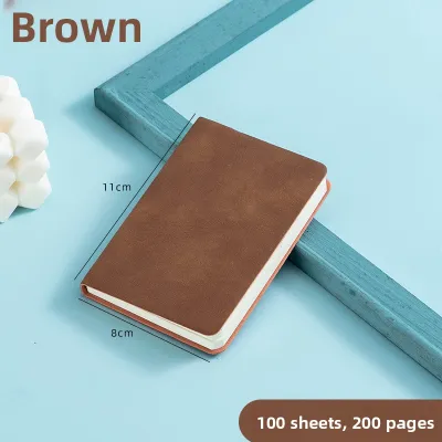 Customizable Soft Leather Notebook for Business Meeting A5