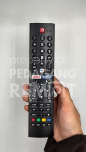 Remot Pengganti untuk Remote PNS LCD LED Smart TV HX600 55GX Bluetooth Support Voice Command