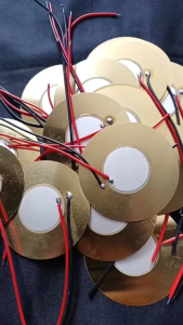 Material Piezo Elements Sensor Trigger Wire Tweeter 50mm