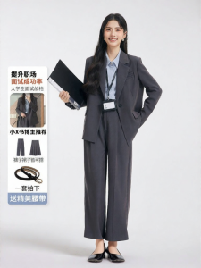 Gray Thin Summer Womens Suit