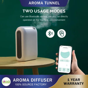 AROMA TUNNEL 200ML 1100Sqft Smart Essential Oil Diffuser Air Humidifier Home Hotel Bluetooth Aromatherapy Machine