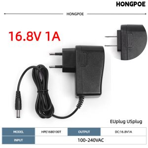 Lifepo4 Charger DC 4.2V 7.2V 8.4V 12.6V 13.8V 16.8V 20V / 1A 1.2A 2A 3A Power Adapter 100-240VAC 5.5 X 2.1mm for LED Lights CCTV