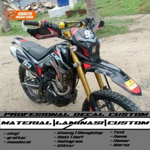 0117 Decal Stiker CRF150 Kombinasi Hollogram