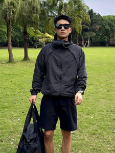 Quần Short Nylon Đen Nhanh Khô Mùa Hè Mỏng Thời Trang Thường Ngày Quần Thể Thao Lụa Băng Năm Mảnh Quần Dài Thường Ngày Thoáng Khí