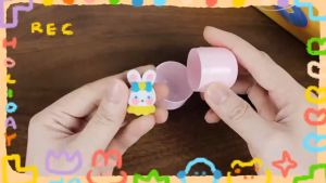 6PCS Egg Claw Machine For Kids Christmas Elements Animal Surprise Eggs Mini Kawaii Stress Relief Party Favors For Kids Birthday Gift Fillers Easter Eggs In A Fun Gift Box