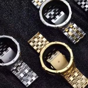 Dành For Samsung Galaxy Watch 5 Pro Dây đeo 45MM Vỏ kim loại + Dây đeo bằng thép không gỉ Bộ công cụ sửa đổi dây đeo đồng hồ nghệ thuật Dây đeo đồng hồ DIY For Samsung Galaxy Watch 5Pro Vỏ + dây đeo