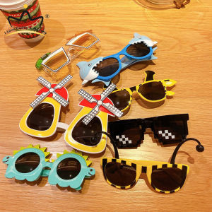 Cartoon Children Sunglasses Funny Bee Frame Fashion Kids Anti UV Glasses Outdoor Beach Sunscreen Boy Girl Goggles Eye Protection