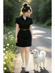 Shalldoer | French Elegant Slim Fit Knee-length Dress