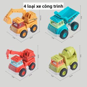 Đồ Chơi Xe Công Trình Bền