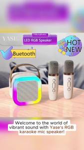 Lzd Yase original RGB K12 K52 9D stereo wireless bluetooth5.3 Seaker wth mcrophone dual microphone karaoke speaker amplifier  speaker for audio smartphone