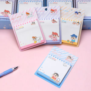 Cute Cartoon Crayon Shinchan Sticky Notes High Adhesive Value Anime Cute Removable Paper Notes Small Notebook