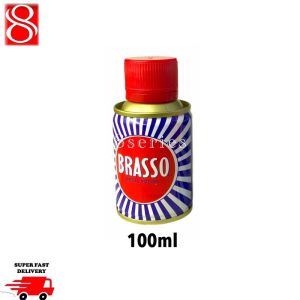BRASSO Metal Polish Brass stainless steel copperchrome polish and many more (100ml&200ml)