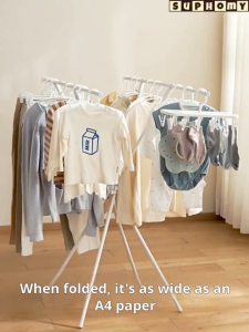 Clothes Hanging Rack Rak Baju Rak Pengering Pakaian Foldable Clothes Drying Rack Rak Penyidai Baju