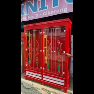 (Free Ongkir) Lemari Gamis 4 Pintu / Lemari Baju Gantung