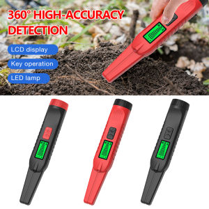 Handheld Metal Detector 360° Side-scan GP-pointer Metal Detector Gold Silver Coin Scanner Finder Treasure Hunter with LED Light