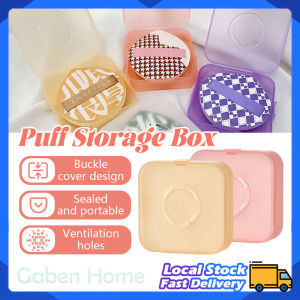 Powder Puff Storage Box Plastic Makeup Sponge Holder Case Breathable For Travel Make Up Tools Air Cushion Sponge Case