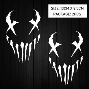Devil Pattern Reflective Stickers For Honda CB650R XADV Motorcycle Car Helmet Windshield Body Decor Decals