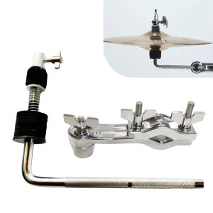 1pcs Cymbal Arm Holder Metal Cymbal Stand Extension Cymbal Mounting Clamp For Most Standard Hi-Hat Cymbal Drum Set