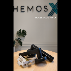 HEMOS 4 IN 1 TTLOCK 60/70MM SMART HANDLE DOOR LOCK APP REMOTE UNLOCK FINGERPRINT PASSWORD HM-D6