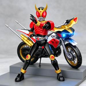 JINGGUAN | Kamen Rider Ryuki Kuuga Gai Model Figure