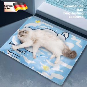 MONLEYTA | Pet Cooling Mat Cat Bed Summer Temperature Regulation Anti-Bite Dog Pad Cool Mat Tear-Resistant Cat Nest Lightweight Mat