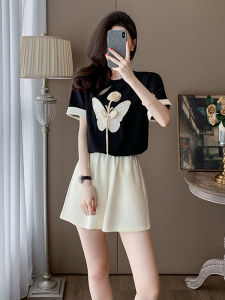 SUYE | Summer Fashion Sport Short Sleeve Set Female Small Size