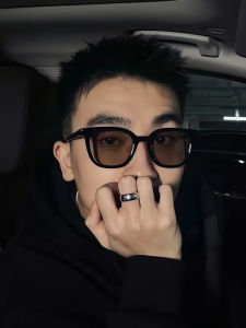 Thời Trang Sành Điệu Phong Cách Hàn Quốc Kính Râm Nam Màu Trà Kính Lái Xe Chống Tia Cực Tím Kính Chụp Đường Phố Thời Trang Hình Dạng Mặt Tròn Thích Hợp