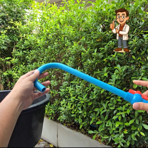 ตะขอดูดน้ำ & เติมน้ำตู้ปลา พร้อมวาล์ว เปิด-ปิด | รองรับสายยาง 1/2" 5/8" 3/4"