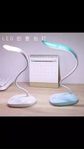(Touch Sensor) LED Desk Table Lamp Dimming 3 Modes USB Plug In Study Reading Eye Protection Bed Light Learning Lighting