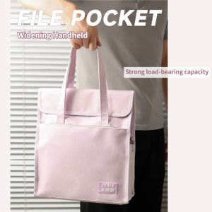 Student Tote Bag Waterproof Tutorial Bag Portable File Bag for Kids Lightweight Handbag for School