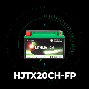 SKYRICH แบตเตอรี่ LITHIUM ION รุ่น HJTX20CH-FP ใช้สำหรับ K1200R R1200GS 05-13 R Nine T F800GS ZX-12R [ ใช้แทน GYZ16H / YTX16-BS / YTX20CH-BS ]