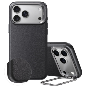 ESR for iPhone 18 Pro Max / iPhone 17 Pro Max Atelier Vegan Leather Magnetic Case with Camera Control and Flex StandCompatible with MagSafe 3X Military-Grade Protection