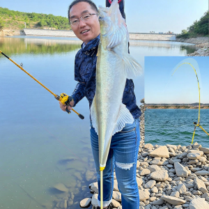 KAIXINYU | Fresh and Salt Water Fishing Freshwater Sea Fishing Full Kit Spinning Wheel Carbon Fishing Rod