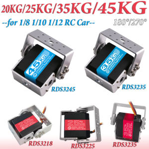 High Torque Servo DS3218 20KG DS3225 25KG DS3235 35KG DS3245 45KG 180°/270° Coreless Digital Servo for 1/8 1/10 1/12 RC Car Part