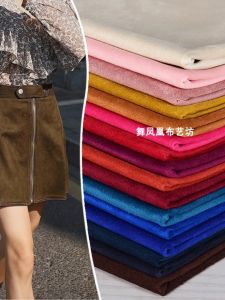 Double-Sided Super Fiber Suede Fabric with Elasticity for Skirts And DIY Crafts High-Quality Chinese-Made Home Fabric