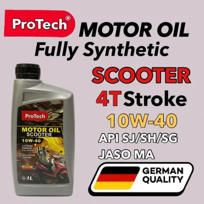 ProTech Scooter Motor Oil 4T 10w-40 Fully Synthetic 1 Liter