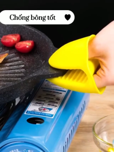 Bộ 2 kẹp nhấc nồi găng tay silicon  hình mỏ vịt chịu nhiệt cao bền đẹp G209-2NNvit-sili