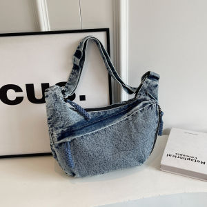 Túi Đeo Chéo Denim Thời Trang Đường Phố Cho Nữ Túi Đeo Vai Đơn Giản Thanh Lịch Túi Xách Nữ Túi Xách Thường Ngày Túi Xách Thời Trang