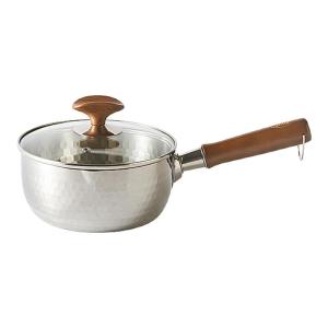 KIMS COOK | Small Stainless Steel Milk Pot Japanese Snow Flat Pot